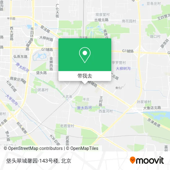 垡头翠城馨园-143号楼地图