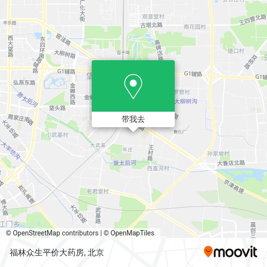 福林众生平价大药房地图
