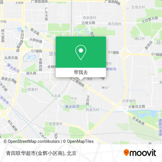 青田联华超市(金辉小区南)地图