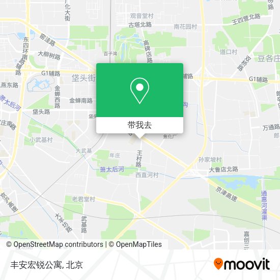 丰安宏锐公寓地图