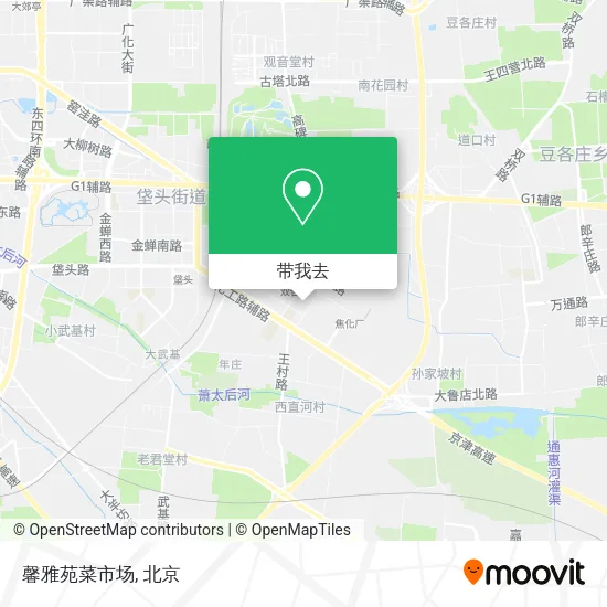 馨雅苑菜市场地图