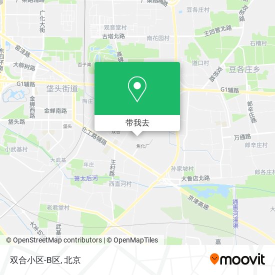 双合小区-B区地图
