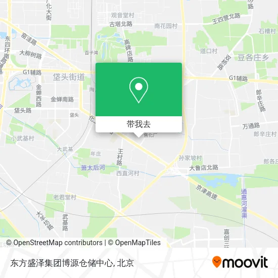 东方盛泽集团博源仓储中心地图