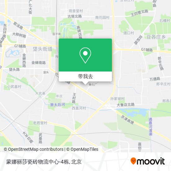 蒙娜丽莎瓷砖物流中心-4栋地图