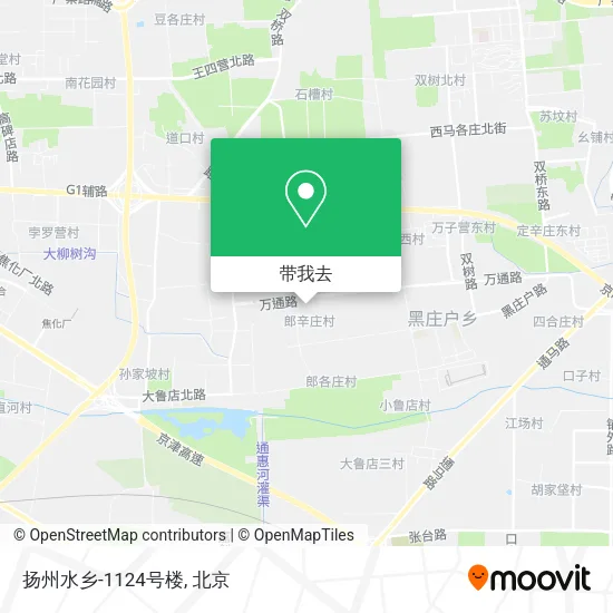 扬州水乡-1124号楼地图