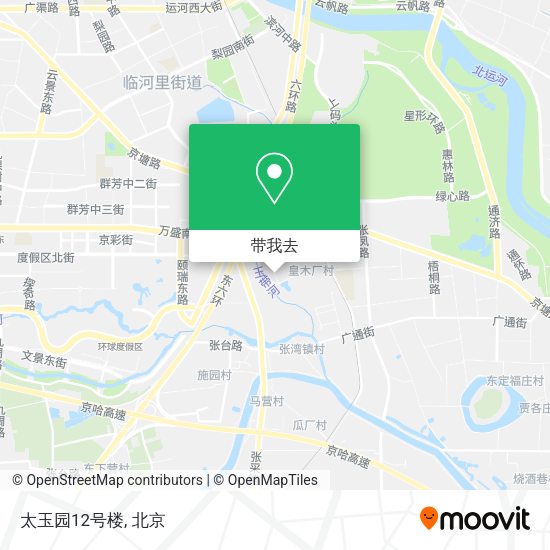 太玉园12号楼地图