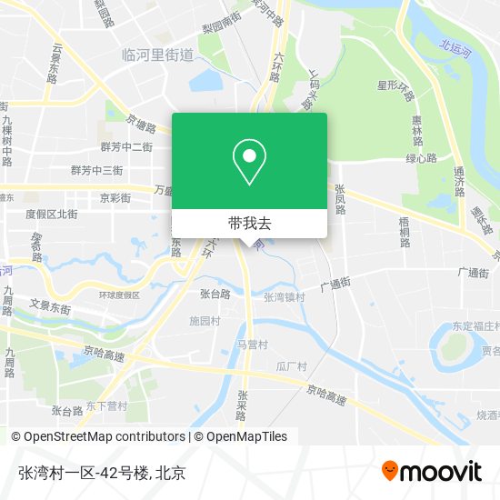 张湾村一区-42号楼地图