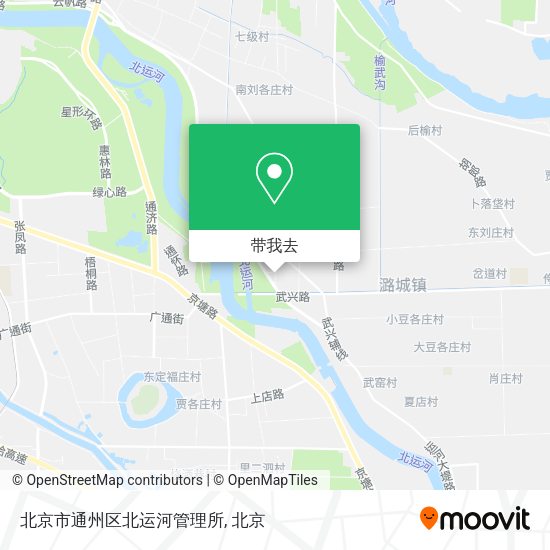 北京市通州区北运河管理所地图