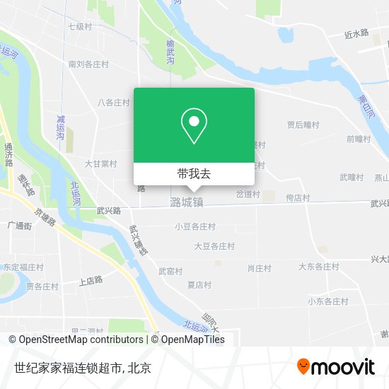 世纪家家福连锁超市地图
