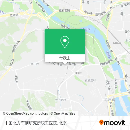 中国北方车辆研究所职工医院地图