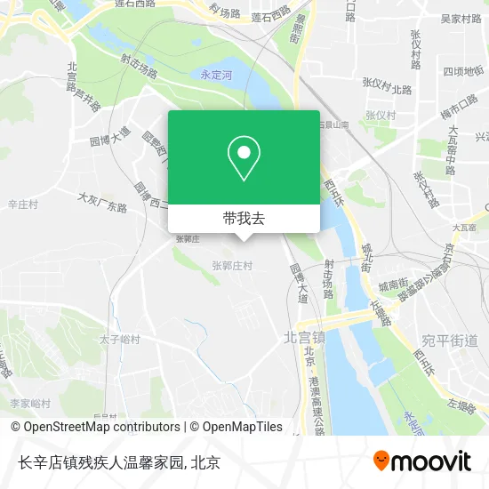 长辛店镇残疾人温馨家园地图