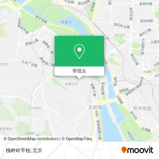 槐树岭学校地图