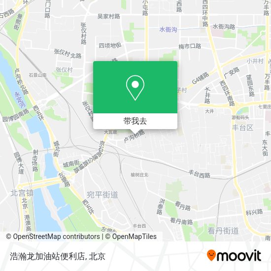 浩瀚龙加油站便利店地图