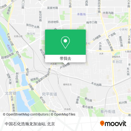 中国石化浩瀚龙加油站地图