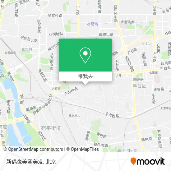 新偶像美容美发地图