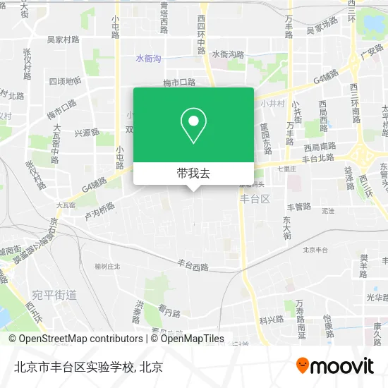 北京市丰台区实验学校地图