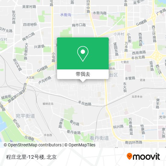 程庄北里-12号楼地图