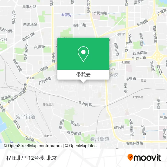 程庄北里-12号楼地图