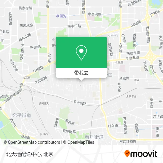 北大地配送中心地图