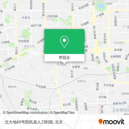 北大地63号院机器人刀削面地图