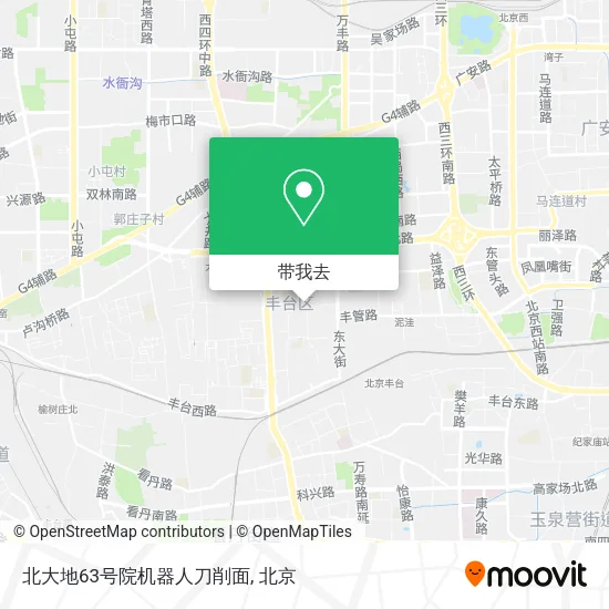 北大地63号院机器人刀削面地图