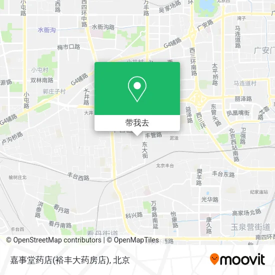 嘉事堂药店(裕丰大药房店)地图