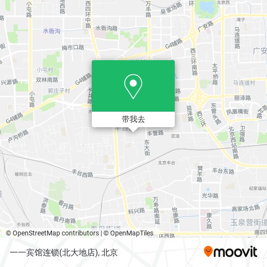 一一宾馆连锁(北大地店)地图