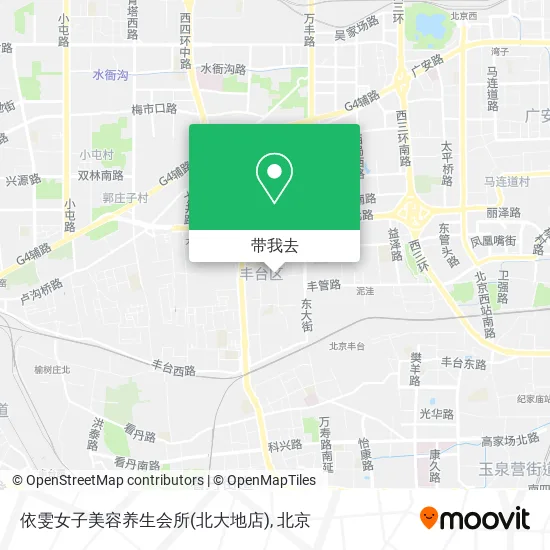 依雯女子美容养生会所(北大地店)地图
