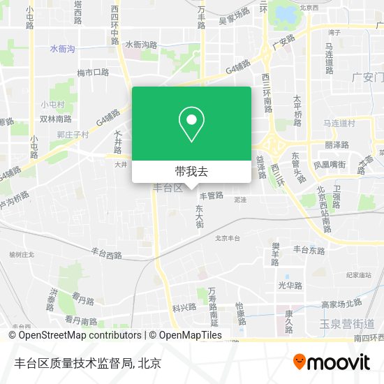 丰台区质量技术监督局地图