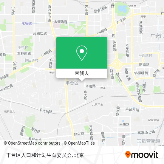丰台区人口和计划生育委员会地图