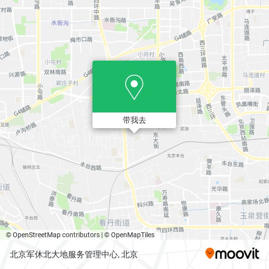 北京军休北大地服务管理中心地图