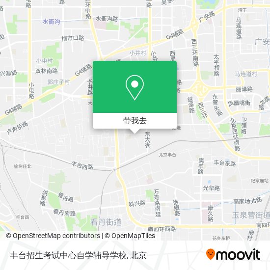 丰台招生考试中心自学辅导学校地图