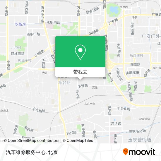 汽车维修服务中心地图