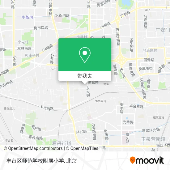 丰台区师范学校附属小学地图