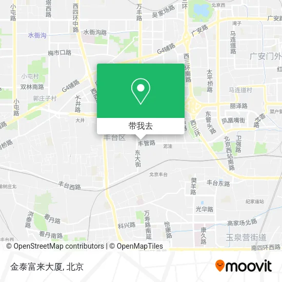 金泰富来大厦地图