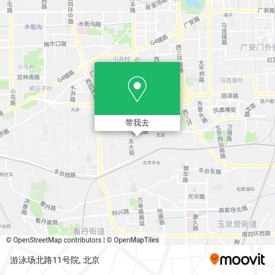 游泳场北路11号院地图