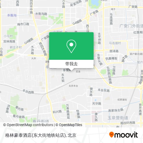 格林豪泰酒店(东大街地铁站店)地图