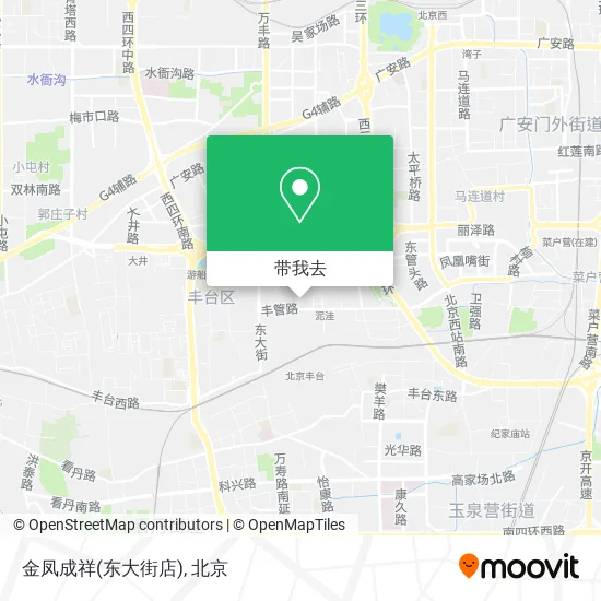 金凤成祥(东大街店)地图