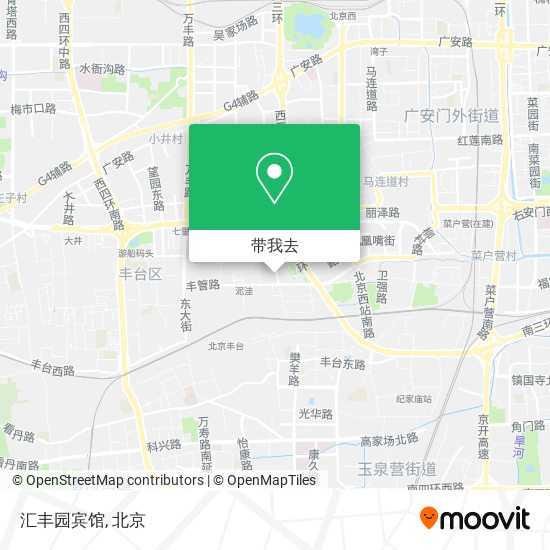 汇丰园宾馆地图