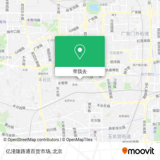 亿潼隆路通百货市场地图