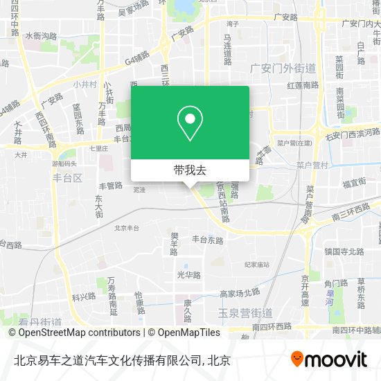 北京易车之道汽车文化传播有限公司地图