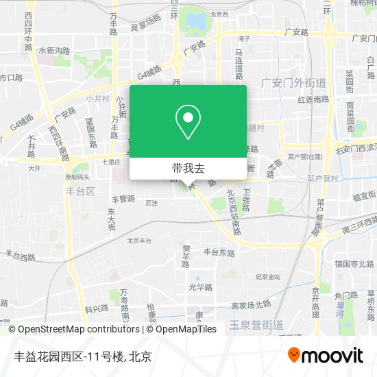 丰益花园西区-11号楼地图