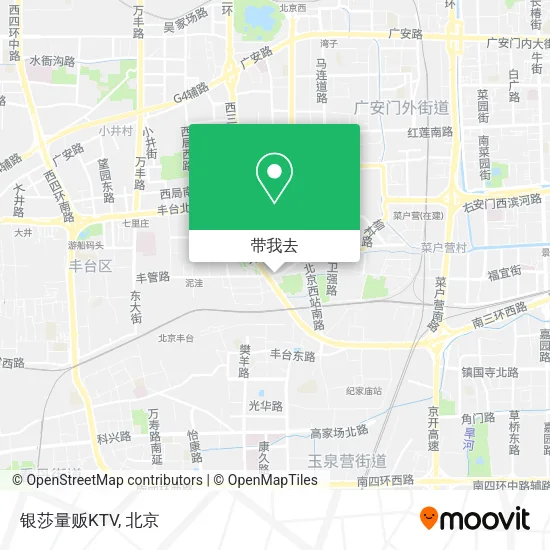 银莎量贩KTV地图