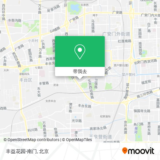 丰益花园-南门地图