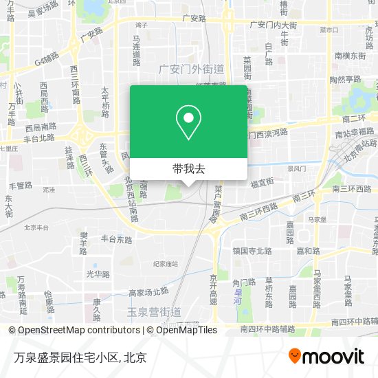 万泉盛景园住宅小区地图