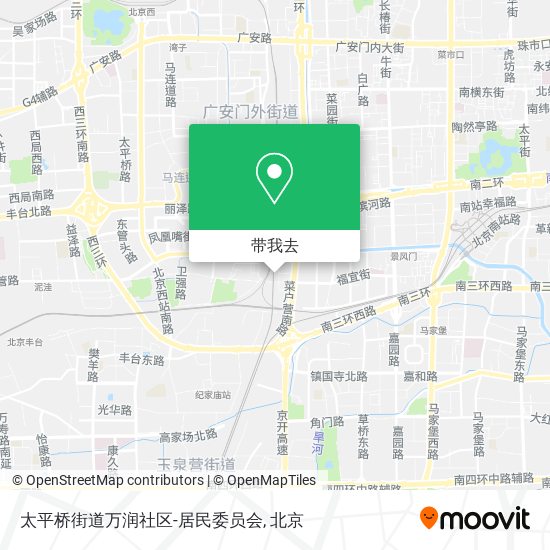 太平桥街道万润社区-居民委员会地图