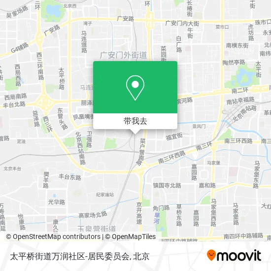 太平桥街道万润社区-居民委员会地图
