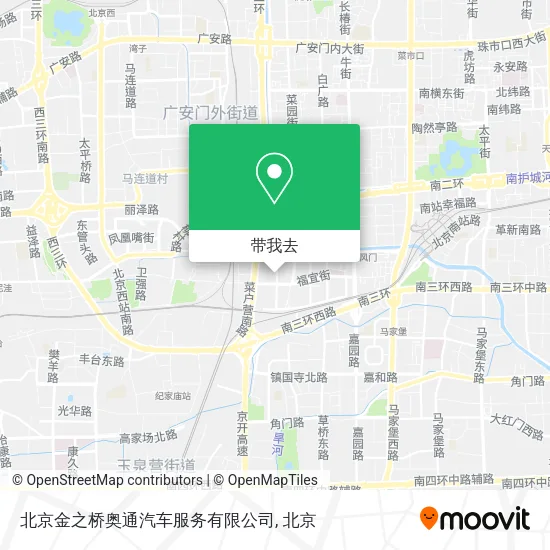 北京金之桥奥通汽车服务有限公司地图