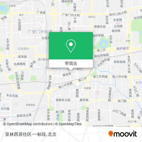 亚林西居住区-一标段地图