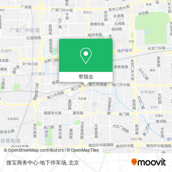 搜宝商务中心-地下停车场地图